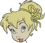 Tinker Bell - Fairy Close Up Portrait And Full Body Poses - Peter Pan - Character - Filled Embroidery Design - 2435