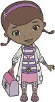 Doc Mcstuffins - Little Doctor Dottie - Various Check Up Poses - Character Set - Filled Embroidery Design - 2464