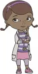 Doc Mcstuffins - Little Doctor Dottie - Various Check Up Poses - Character Set - Filled Embroidery Design - 2465