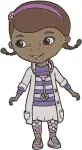 Doc Mcstuffins - Little Doctor Dottie - Various Check Up Poses - Character Set - Filled Embroidery Design - 2466