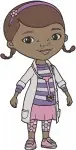 Doc Mcstuffins - Little Doctor Dottie - Various Check Up Poses - Character Set - Filled Embroidery Design - 2467