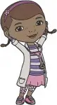 Doc Mcstuffins - Dottie The Toy Doctor - Professional Doctor Poses - Illustration Pack - Filled Embroidery Design - 2468