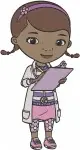 Doc Mcstuffins - Doc - Lambie - Chilly - Stuffy - Findo The Dog - Clinic Friends - Filled Embroidery Design - 2476