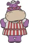 Doc Mcstuffins - Squeakers The Fish Toy - Hallie The Hippo Nurse - Clinic Helpers - Filled Embroidery Design - 2483