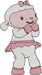 Doc Mcstuffins - Lambie The Sweet Sheep - Adorable Poses Collection - Character - Filled Embroidery Design - 2493