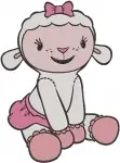 Doc Mcstuffins - Lambie The Sweet Sheep - Adorable Poses Collection - Character - Filled Embroidery Design - 2494