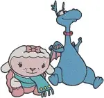 Dragon Tales - Ord - Zak And Wheezie - Cassie - Emmy And Max - Friends Group - Filled Embroidery Design - 2507
