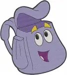 Dora The Explorer - Backpack - Benny The Bull - Dora And Boots - Character - Filled Embroidery Design - 2508