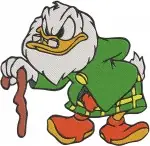 Disney Ducktales Mrs Beakley Scrooge Mcduck Chef Donald Cauldron Household Staff Bundle - Filled Embroidery Design - 2563