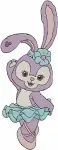 Duffy And Friends Shelliemay Bear Stellalou Ballerina Bunny Seagull Character - Filled Embroidery Design - 2685