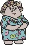 Disney Pixar Monsters University Dean Hardscrabble Mrs Graves Sheri Squibbles Faculty - Filled Embroidery Design - 4080