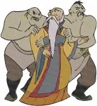 Disney Mulan Emperor Fa Mulan Chi Fu Advisor General Li Imperial Court Collection - Filled Embroidery Design - 4097