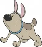 Mulan Little Brother Dog Fa Zhou Fa Li Parents Mulan With Matchmaker Mother - Filled Embroidery Design - 4238