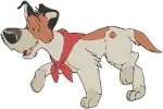 Oliver And Company - Roscoe And Desoto Sykes' Dobermans - Dodger The Terrier - Canine Characters Pack - Filled Embroidery Design - 4328