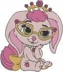 Disney Princess Palace Pets Petite Pony Belle Windflower Raccoon Pocahontas Designs - Filled Embroidery Design - 4438