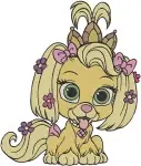 Disney Princess Palace Pets Pumpkin Puppy Cinderella Beauty Cat Aurora Cute Dogs Bundle - Filled Embroidery Design - 4447
