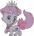 Disney Princess Palace Pets Various Puppies Kittens Cute Royal Companions Group Designs - Filled Embroidery Design - 4468