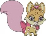 Disney Princess Palace Pets Summer Dog Rapunzel Sultan Tiger Jasmine Monkeys Bundle - Filled Embroidery Design - 4476