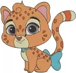 Disney Palace Pets Rapunzels Summer Jasmines Sultan Pocahontas Windflower Auroras Nuzzles - Filled Embroidery Design - 4513