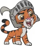 Disney Palace Pets Jasmines Tiger Sultan Various Royal And Playful Poses - Filled Embroidery Design - 4523