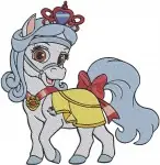 Disney Palace Pets Rapunzels Meadow Belles Petit Meridas Thistleblossom Tianas Nola - Filled Embroidery Design - 4535