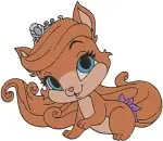 Disney Palace Pets Rapunzels Deer Gleam Various Playful And Posing Stances - Filled Embroidery Design - 4546