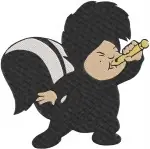 Peter Pan'S Lost Boys In Animal Costumes - Cubby Bear Nibs Rabbit Slightly Fox And Skunk - Neverland Playtime - Filled Embroidery Design - 4623