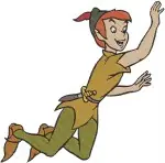 Peter Pan The Leader Of The Lost Boys - Assorted Standing Confident And Adventure Poses - Neverland Hero Figure - Filled Embroidery Design - 4650