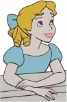 Disney Peter Pan Wendy Darling Reading Story Mice Helping Mother With Baby Bundle - Filled Embroidery Design - 4731