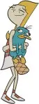 Disney Phineas And Ferb Candace Flynn Pointing Frustrated Teenager Various Poses - Filled Embroidery Design - 4746