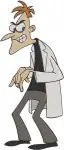 Disney Phineas And Ferb Dr Doofenshmirtz Evil Scientist Various Scheming Poses Bundle - Filled Embroidery Design - 4761