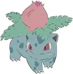 Pokemon Characters Clefable Ivysaur And Jigglypuff Various Poses - Filled Embroidery Design - 4947