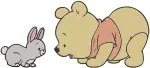 Winnie The Pooh And Friends - Pooh With Rabbit And Group With Piglet Eeyore Tigger - Hundred Acre Wood Crew - Filled Embroidery Design - 4993