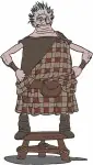 Disney Brave Bear Brothers King Fergus Queen Elinor Scottish Lords Clan Leaders Designs - Filled Embroidery Design - 1364