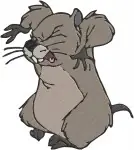 Disney Winnie Pooh Gopher Holding String Directing Conductor Poses Groundhog - Filled Embroidery Design - 5111