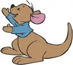 Disney Winnie Pooh Roo Kangaroo Active Poses Running Spinning Toy Playful Designs - Filled Embroidery Design - 5174