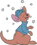 Disney Winnie Pooh Roo Kangaroo Flying Kite In Pot With Balloon Bubbles Bundle - Filled Embroidery Design - 5184