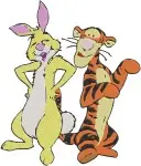 Winnie The Pooh Christopher Robin Pooh Tigger Eeyore Piglet Rabbit Musical Parade - Filled Embroidery Design - 5232