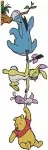 Winnie The Pooh And Friends Tigger Pooh Eeyore Piglet Various Group Adventure Poses - Filled Embroidery Design - 5264