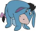 My Friends Tigger And Pooh Eeyore Lumpy Heffalump And Show Logo Characters - Filled Embroidery Design - 5281