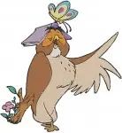 Winnie The Pooh Owl Wise Character Various Poses With Book And Flying Action - Filled Embroidery Design - 5301