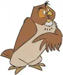 Winnie The Pooh Owl Wise Character Various Poses With Book And Flying Action - Filled Embroidery Design - 5302