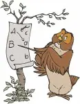 Winnie The Pooh Owl In Winter Scene And Various Other Character Poses Set - Filled Embroidery Design - 5311