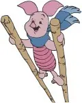Winnie The Pooh - Piglet And Eeyore Adventures - Balloon Fun On Stilts And Floating High In Sky - Hundred Acre Wood Pals - Filled Embroidery Design - 5366