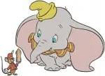 Dumbo Timothy Q Mouse Leading Dumbo And Dumbo With Mrs Jumbo He Scene - Filled Embroidery Design - 2749