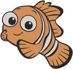 Finding Nemo - Nemo The Clownfish - Mr. Ray The Eagle Ray - Ocean School Friends Design Set - Filled Embroidery Design - 2896