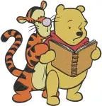 Winnie The Pooh And Tigger Stacking Playing And Tigger With Honey Pot Collection - Filled Embroidery Design - 5641