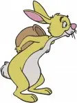 Winnie The Pooh Rabbit With Backpack Painting Thoughtful And Surprised Poses - Filled Embroidery Design - 5726