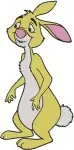 Winnie The Pooh - Rabbit The Practical Bunny - Assorted Classic Standing Poses Collection - Hundred Acre Wood - Filled Embroidery Design - 5742