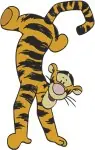 Winnie The Pooh - Tigger The Joyful Bouncer - Assorted Standing And Energetic Bouncing Poses - Hundred Acre Wood - Filled Embroidery Design - 5813